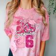 Retro Senior 2026 Coquette Bow Graduation Class Of 2026 Comfort Color Blast T-Shirt Clay