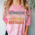 Retro Soul Introverted But Willing To Discuss Nostalgia Comfort Color Blast T-Shirt Clay Retro Soul Introverted But Willing To Discuss Nostalgia Comfort Color Blast T-Shirt Clay