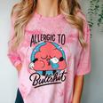 Retro Toon Introvert Sarcasm Anti-Social Nihilism Comfort Color Blast T-Shirt Clay