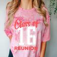 Reunion 2016 Class Of 2016 Matching Graduation High School Comfort Color Blast T-Shirt Clay