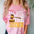 All Rise Here Comes The Judge Lawyer Graduation Quote Comfort Color Blast T-Shirt Clay