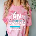 RN In Progress Loading Future Nurse Graduation Lover Comfort Color Blast T-Shirt Clay