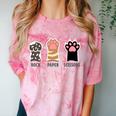 Rock Paper Scissors Hand Game Cute Paw Cat Introvert Comfort Color Blast T-Shirt Clay Rock Paper Scissors Hand Game Cute Paw Cat Introvert Comfort Color Blast T-Shirt Clay