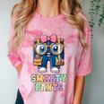 Sarcastic Little MISS SMARTY PANTS Graduation Alumni Game On Comfort Color Blast T-Shirt Clay