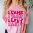 I Came I Saw I Left Early Sarcastic Introvert Saying Comfort Color Blast T-Shirt Clay I Came I Saw I Left Early Sarcastic Introvert Saying Comfort Color Blast T-Shirt Clay
