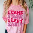 I Came I Saw I Left Early Sarcastic Introvert Saying Comfort Color Blast T-Shirt Clay I Came I Saw I Left Early Sarcastic Introvert Saying Comfort Color Blast T-Shirt Clay