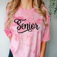 That Says Senior Cursive Script Graduation Comfort Color Blast T-Shirt Clay