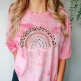 School Nurse Appreciation Rainbow Graduation Medical Nursing Comfort Color Blast T-Shirt Clay