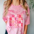 Selectively Social Sarcastic Introvert Humor Comfort Color Blast T-Shirt Clay Selectively Social Sarcastic Introvert Humor Comfort Color Blast T-Shirt Clay