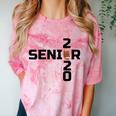 Senior 2020 Football Graduation Shirt Comfort Color Blast T-Shirt Clay