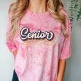 Senior 2021 Grad Shirt Retro 2021 Graduation Comfort Color Blast T-Shirt Clay