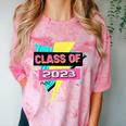 Senior 2023 Graduation Class Of 2023 Retro 90's Graduation Comfort Color Blast T-Shirt Clay