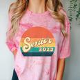 Senior 2023 Graduation My Last First Day Of Class Of 2023 Comfort Color Blast T-Shirt Clay