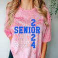 Senior 2024 Graphic Class Of 2024 Graduation Graphic Comfort Color Blast T-Shirt Clay