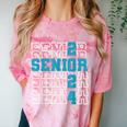 Senior 2024 Graduation Class Of 2024 Senior Boys Girls Comfort Color Blast T-Shirt Clay
