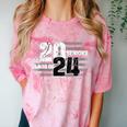 Senior 2024 Graduation Class Of 2024 Senior Women Boy Girl Comfort Color Blast T-Shirt Clay
