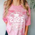 Senior 2025 Cheer Team Mom High School Graduation Outfit Comfort Color Blast T-Shirt Clay