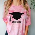 SENIOR 2025 Cute Graduation Class Of 2025 Graduate Comfort Color Blast T-Shirt Clay