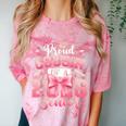 Senior 2026 Class Of 26 Coquette Pink Bow Graduation Cousin Comfort Color Blast T-Shirt Clay