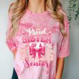 Senior 2026 Class Of 26 Coquette Pink Bow Graduation Sister Comfort Color Blast T-Shirt Clay