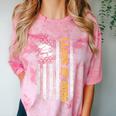 Senior 26 Class Of 2026 American Flag Graduation 2026 Comfort Color Blast T-Shirt Clay