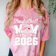 Senior Basketball Mom Class Of 2026 Graduation Premium Tri-Blend Comfort Color Blast T-Shirt Clay