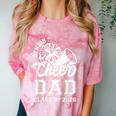 Senior Cheerleader Dad Cheer Class Of 2026 Graduation Men Comfort Color Blast T-Shirt Clay