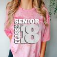 Senior Class Of 2018 T Shirt High School Graduation Comfort Color Blast T-Shirt Clay