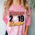 Senior Class Of 2019 Tshirt Graduation School Baseball Comfort Color Blast T-Shirt Clay