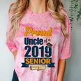 Senior Class Of 2019 Tshirt Graduation School Students Uncle Comfort Color Blast T-Shirt Clay