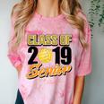 Senior Class Of 2019 Tshirt Graduation School Volleyball Comfort Color Blast T-Shirt Clay