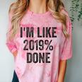 Senior Class 2019 Shirt High School College Graduation Comfort Color Blast T-Shirt Clay