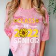 Senior Class Of 2022 Sunflower Graduation Seniors 22 Comfort Color Blast T-Shirt Clay