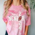 Senior Class Of 2024 Football Graduation Party Favors 2024 Comfort Color Blast T-Shirt Clay