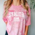Senior Class Of 2026 Graduation Varsity Arched Letters Comfort Color Blast T-Shirt Clay