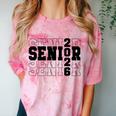 Senior Class Of 2026 Varsity Text Graduation Comfort Color Blast T-Shirt Clay