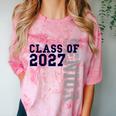 Senior Class Of 2027 Graduation Year High School & College Comfort Color Blast T-Shirt Clay