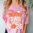 Senior Dad Class Of 2026 Graduate Basketball Graduation 2026 Comfort Color Blast T-Shirt Clay