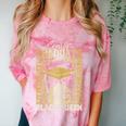 Senior Graduate 2024 Queen Graduation Educated Melanin Comfort Color Blast T-Shirt Clay