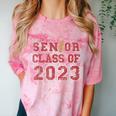 Senior Graduation Class Of 2023 High School College Graduate Comfort Color Blast T-Shirt Clay