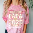 Senior Graduation Proud Papa 2025 Graduate Class Matching Comfort Color Blast T-Shirt Clay