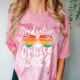 Senior Graduation Trip Cruise 2024 Retro Ship Party Cruise Comfort Color Blast T-Shirt Clay