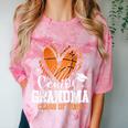 Senior Grandma Class Of 2026 Basketball Graduation Heart Comfort Color Blast T-Shirt Clay