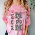 Senior Mom 2026 Wrestling Athlete Proud Parent Graduation Comfort Color Blast T-Shirt Clay