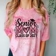 Senior Mom 2027 Class Of 2027 Graduation Proud Senior Mother Comfort Color Blast T-Shirt Clay