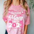 Senior Mom Of A Class Of 2022 Heart School Graduation Comfort Color Blast T-Shirt Clay