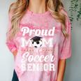 Senior Mom Class Of 2026 Soccer Mom Graduation Comfort Color Blast T-Shirt Clay
