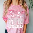 Senior Mom Class Of 2027 Senior Mama 2027 Graduation Comfort Color Blast T-Shirt Clay
