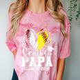 Senior Papa Class Of 2026 Baseball Softball Graduation Heart Comfort Color Blast T-Shirt Clay