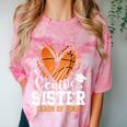 Senior Sister Class Of 2026 Basketball Graduation Heart Comfort Color Blast T-Shirt Clay